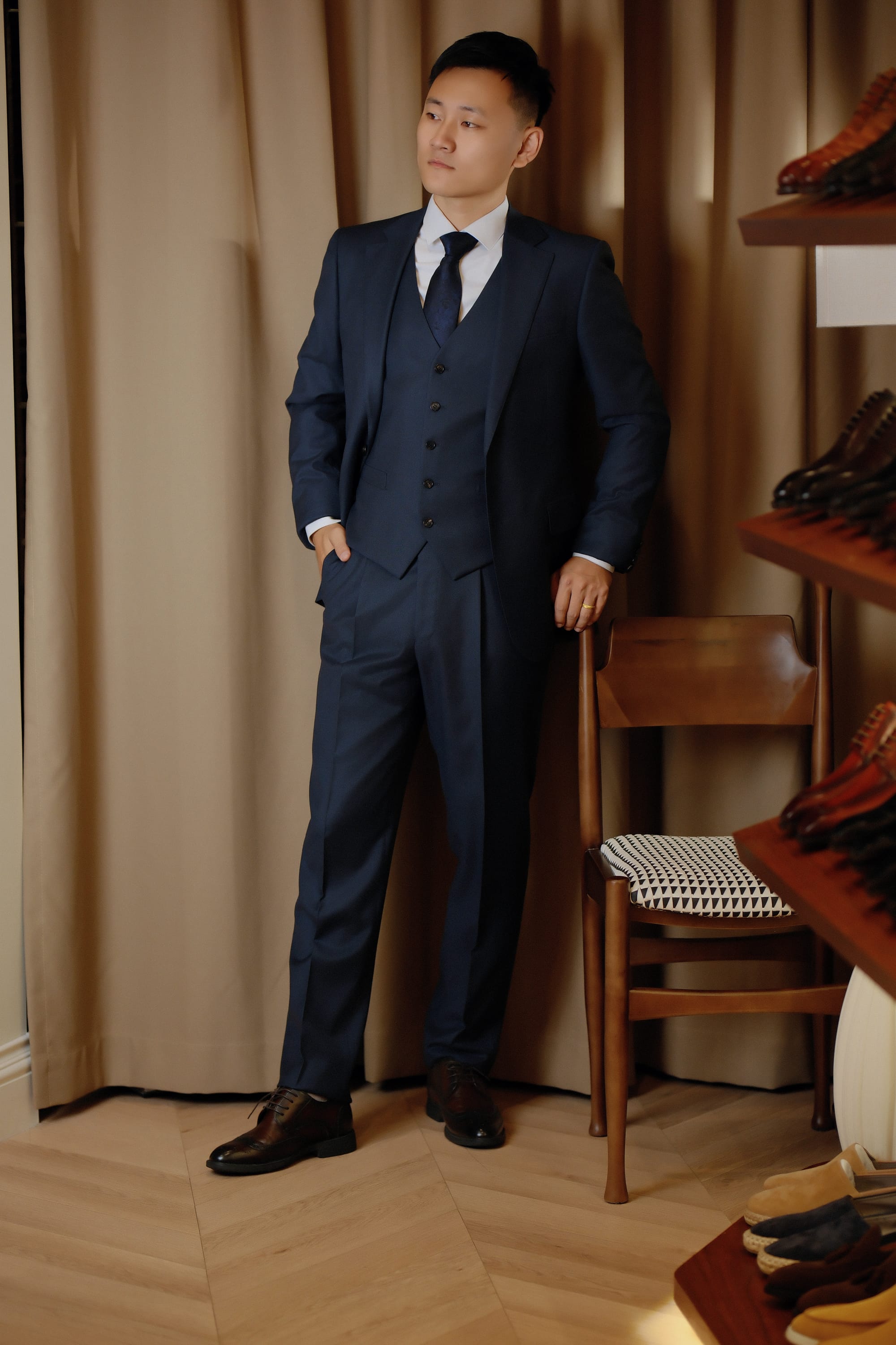丁和杨 典礼晚宴礼服